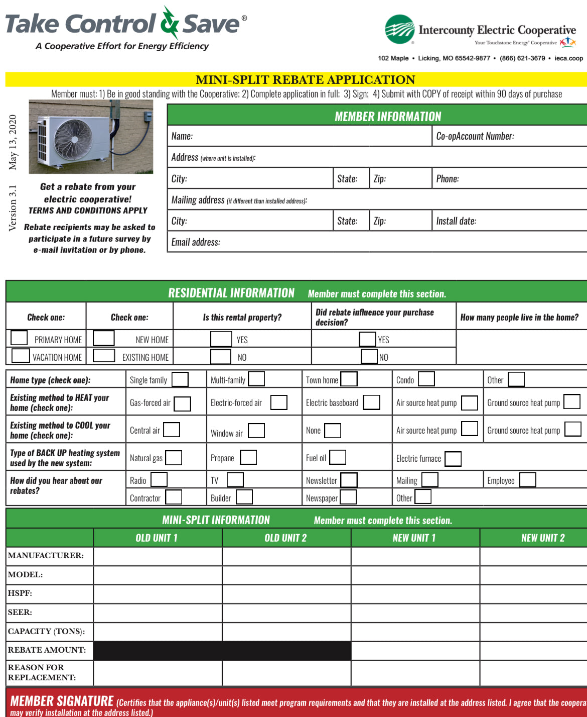 Missouri Electric Cooperative Rebates